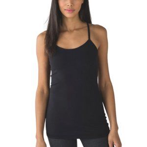 Lululemon Black Power Y Tank Top